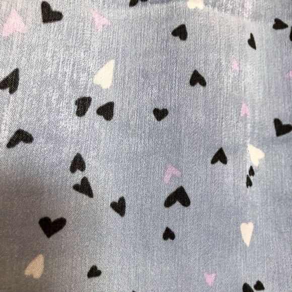 BARE NECESSITIES - NWT-L Sz M Rise & Shine Printed Satin Shorts/Floating Hearts - Picture 6 of 11